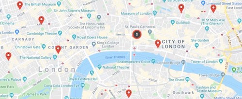 list of travel agency in london